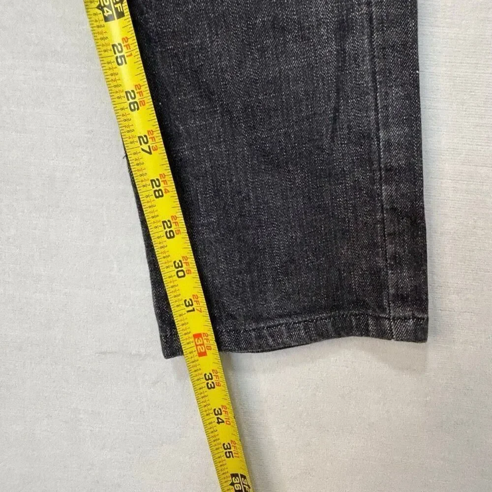 Hurley Women's Size 31 Button Fly Black Slim Fit Jeans